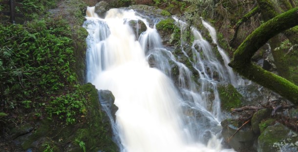 Hidden waterfalls on the day after the solstice.