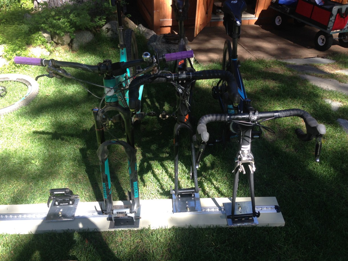 DIY Campervan Project- Interior Bike storage Using L-Track ...